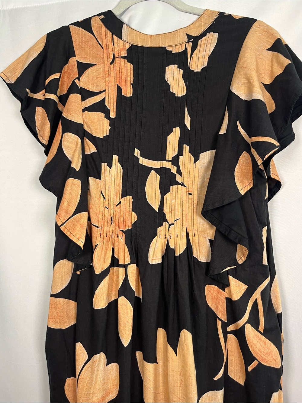 🛍️SALE Anthropologie Maeve Cassandra floral flounce maxi summer dress sz s - Picture 9 of 12